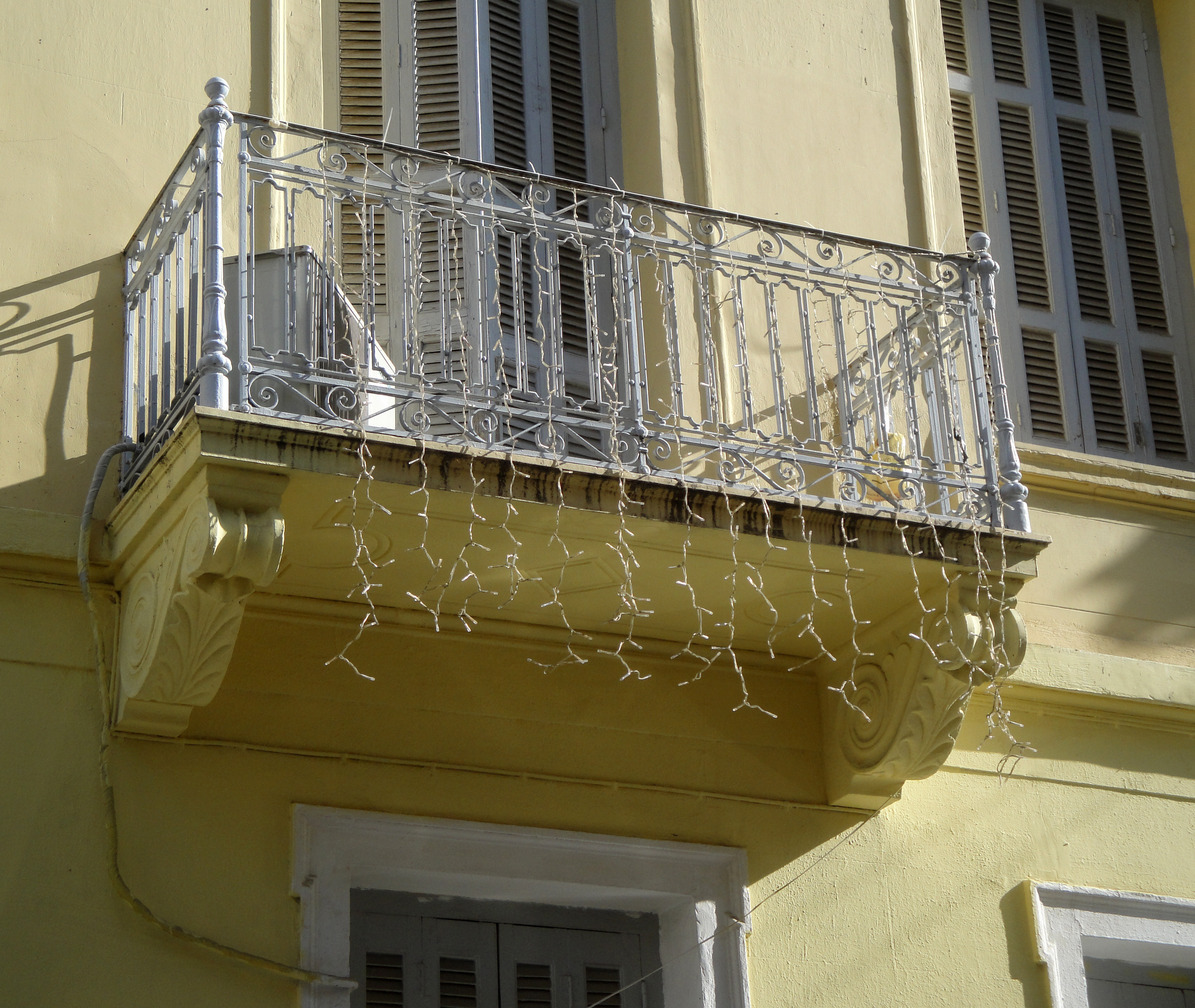 View of the balcony