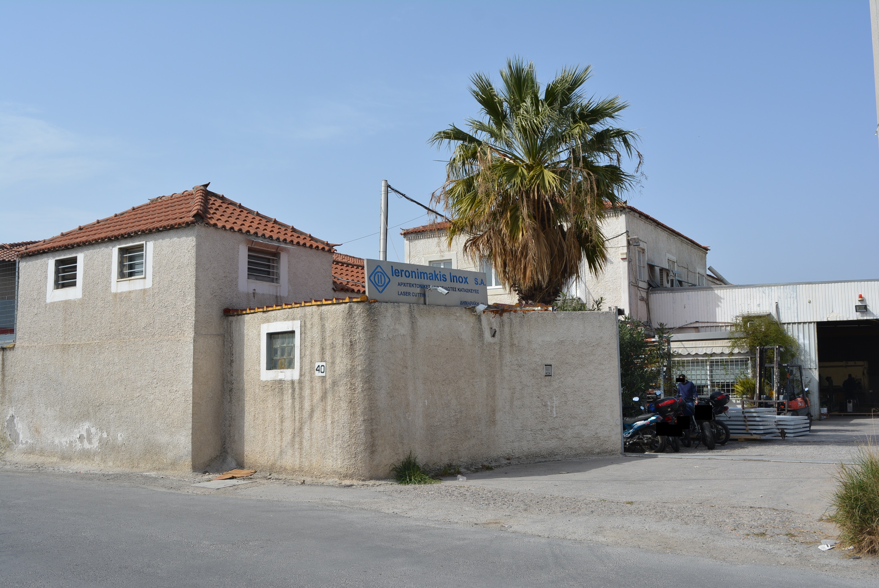 Λεπτομέρεια βοηθητικών κτηρίων
