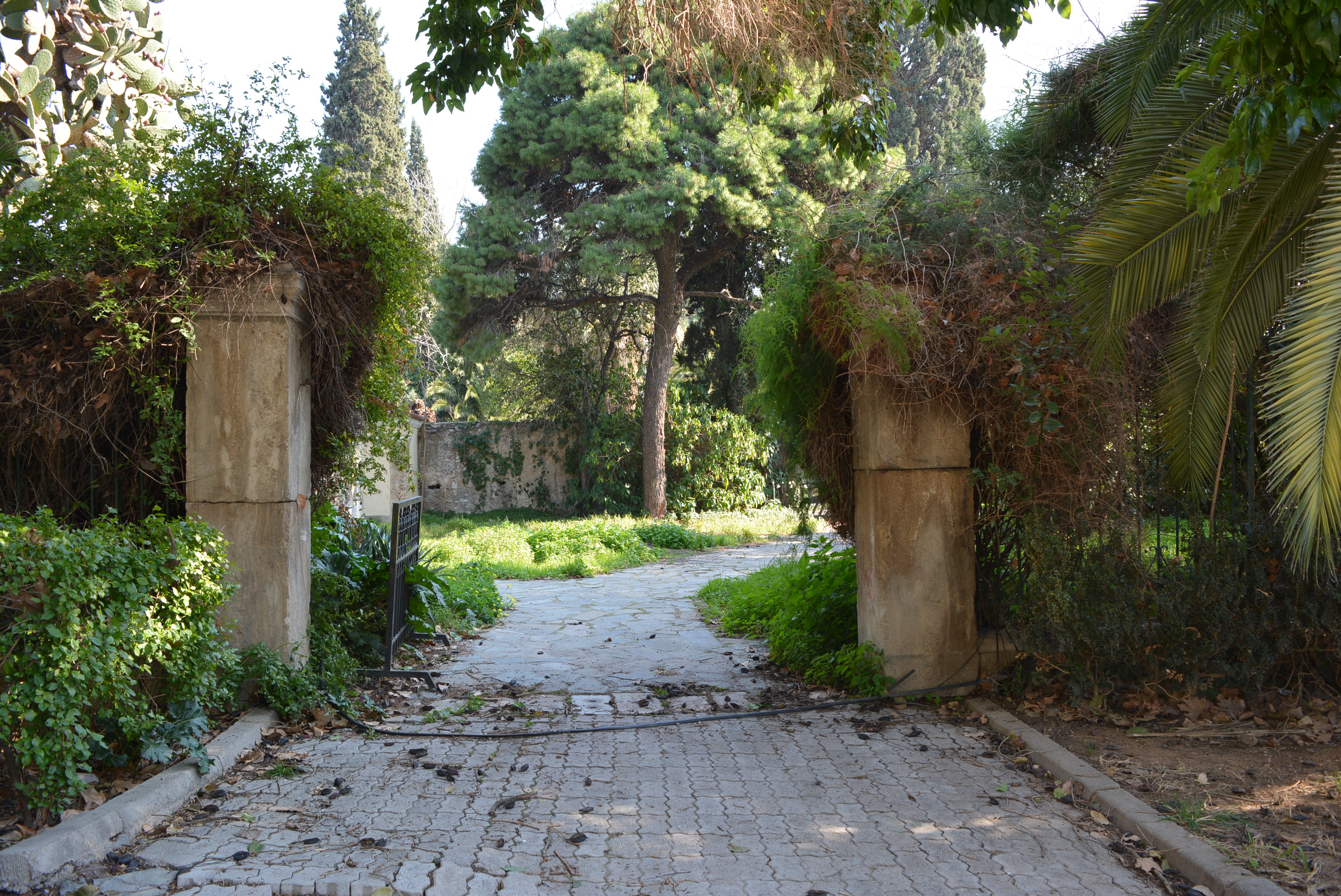 Λεπτομέρεια εισόδου περιβόλου