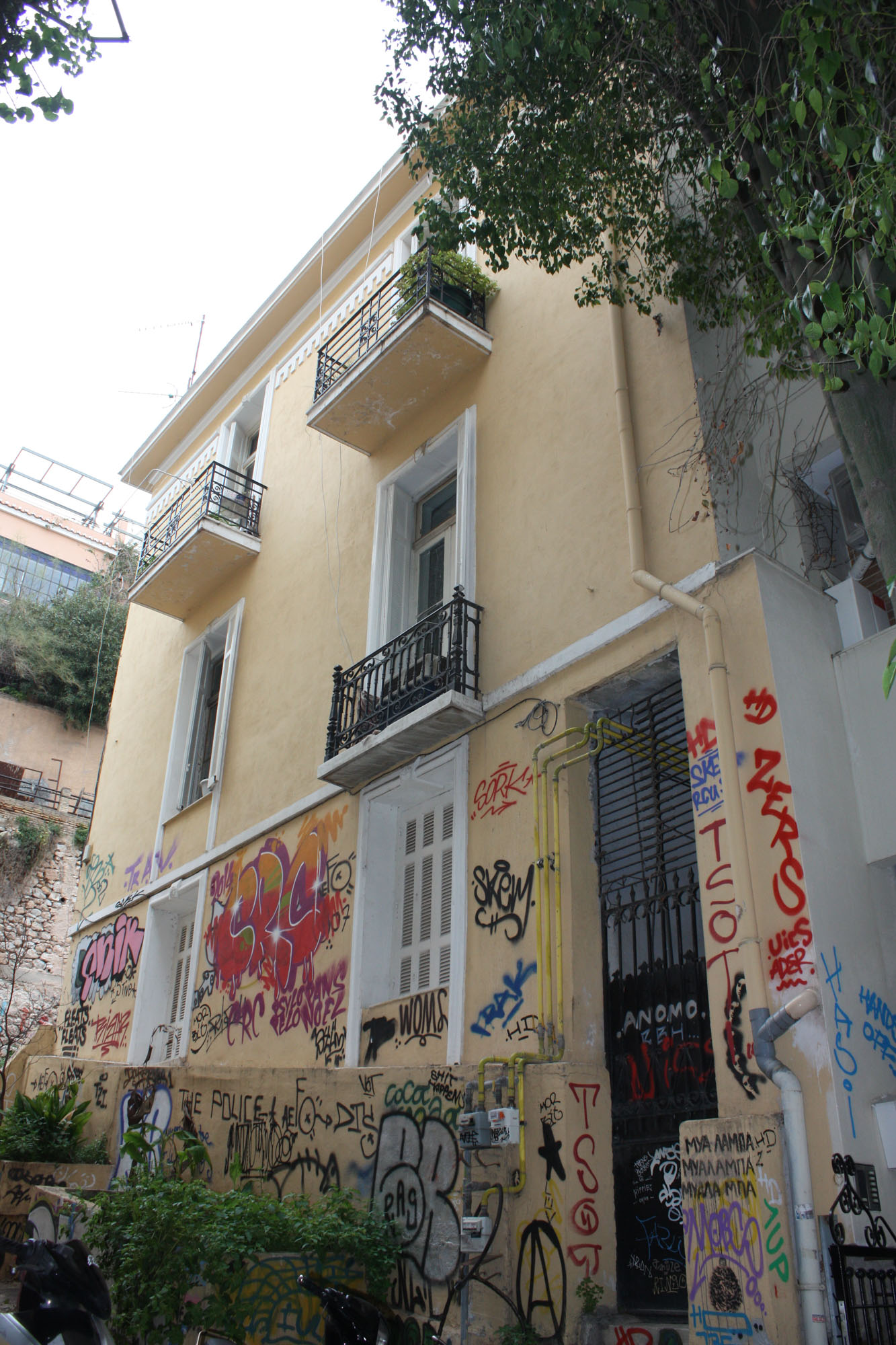 Γενική άποψη της όψης επί της οδού Κουντουριώτου (2019)