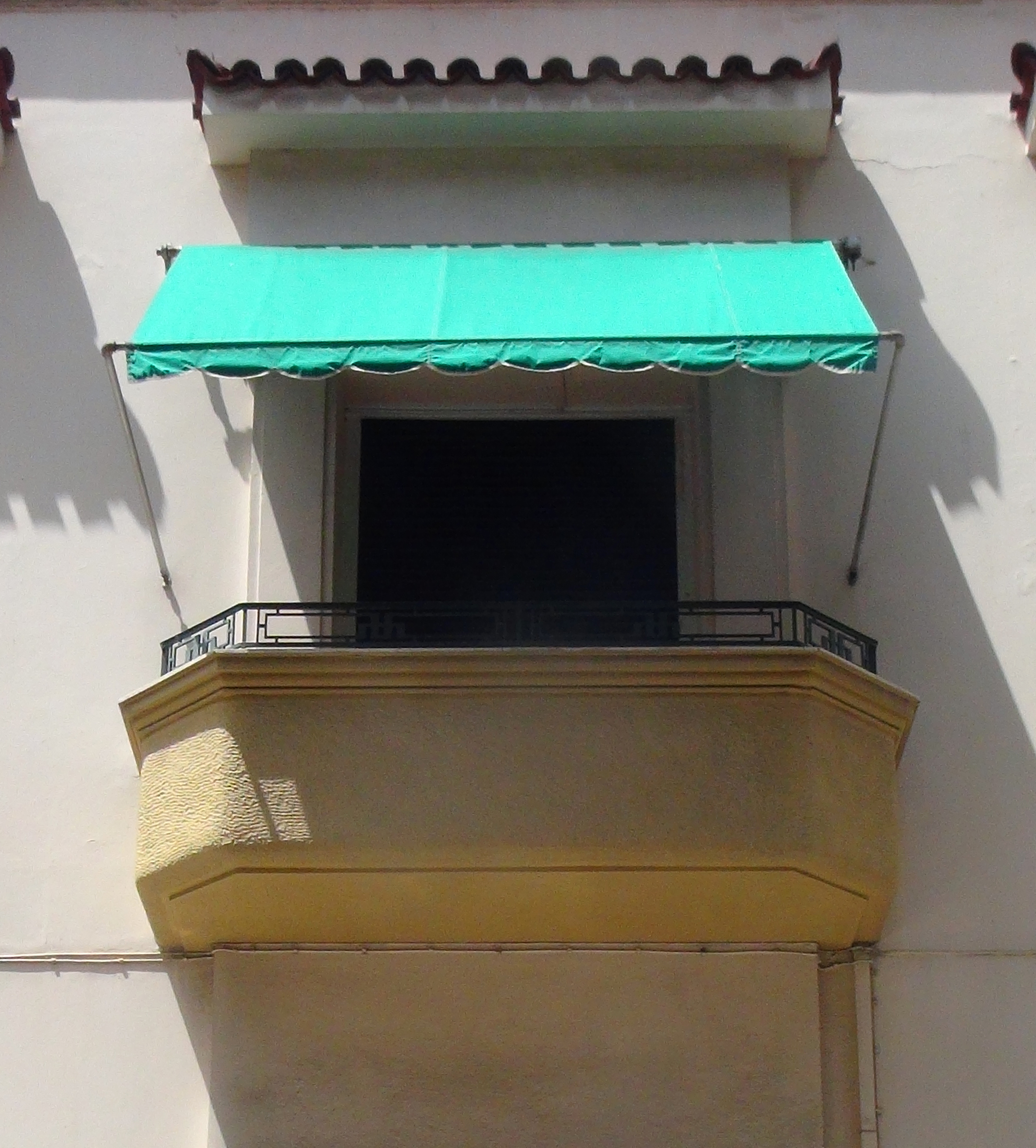 View of the balcony