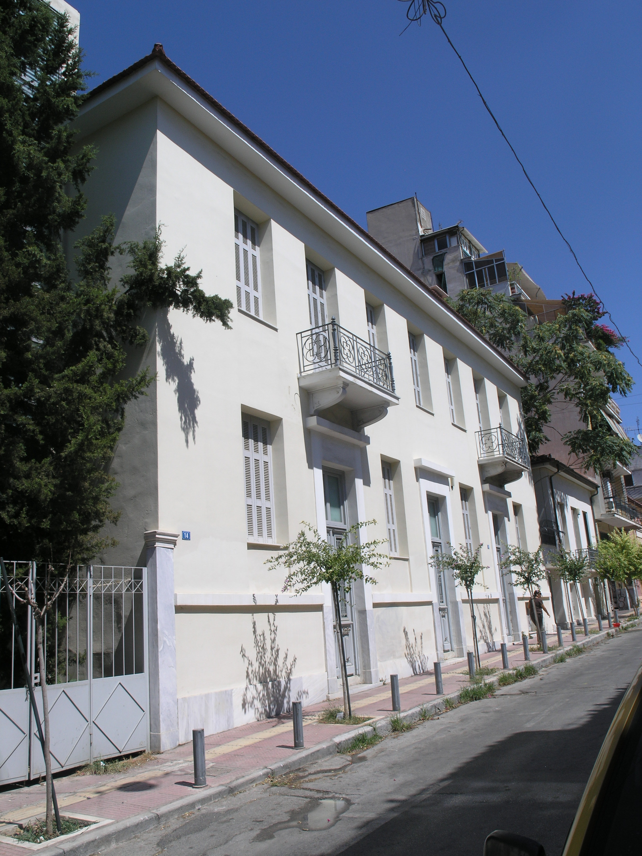 View of the main facade