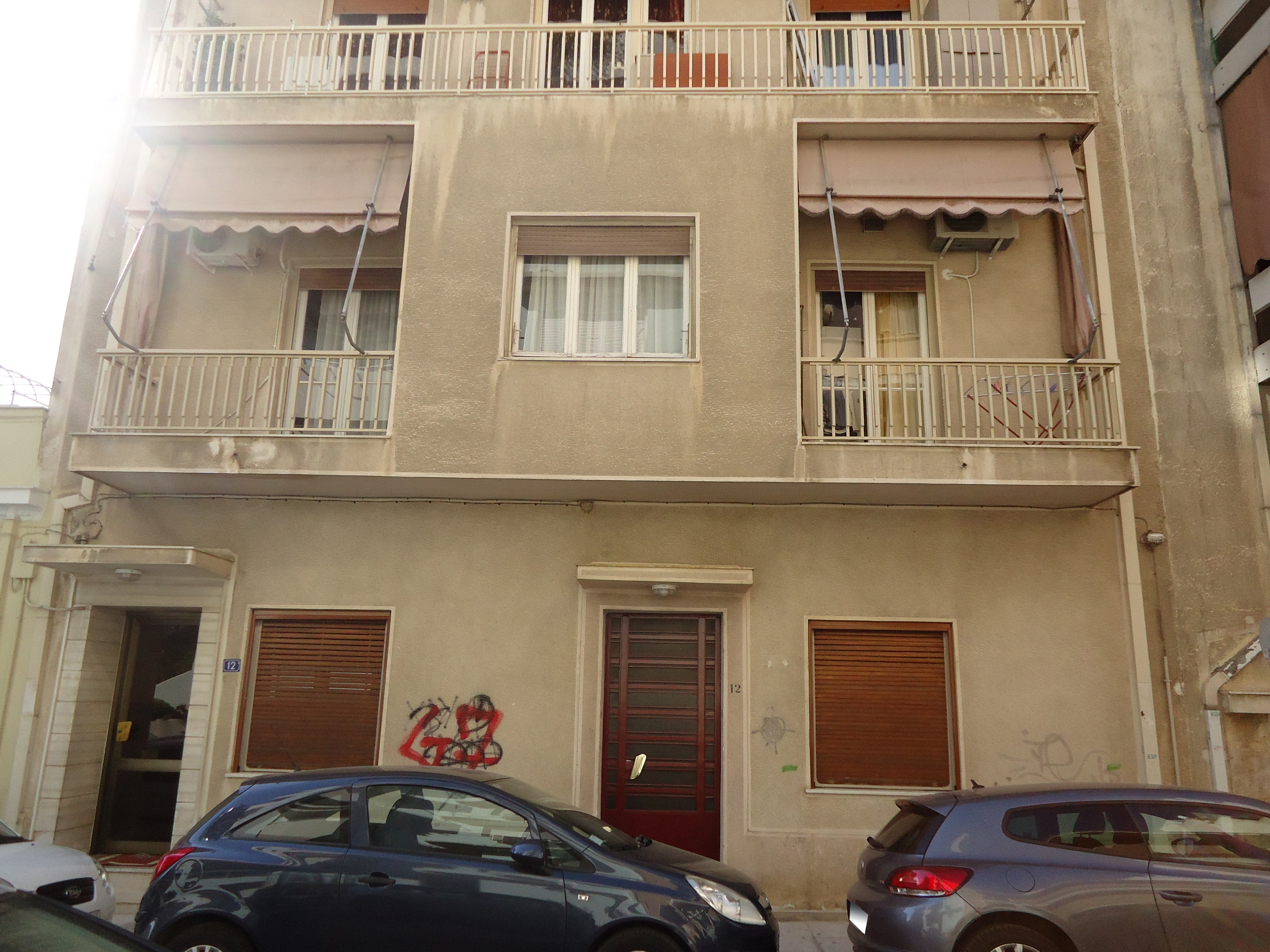 General view of the ground floor and 1st floor facade (2015)
