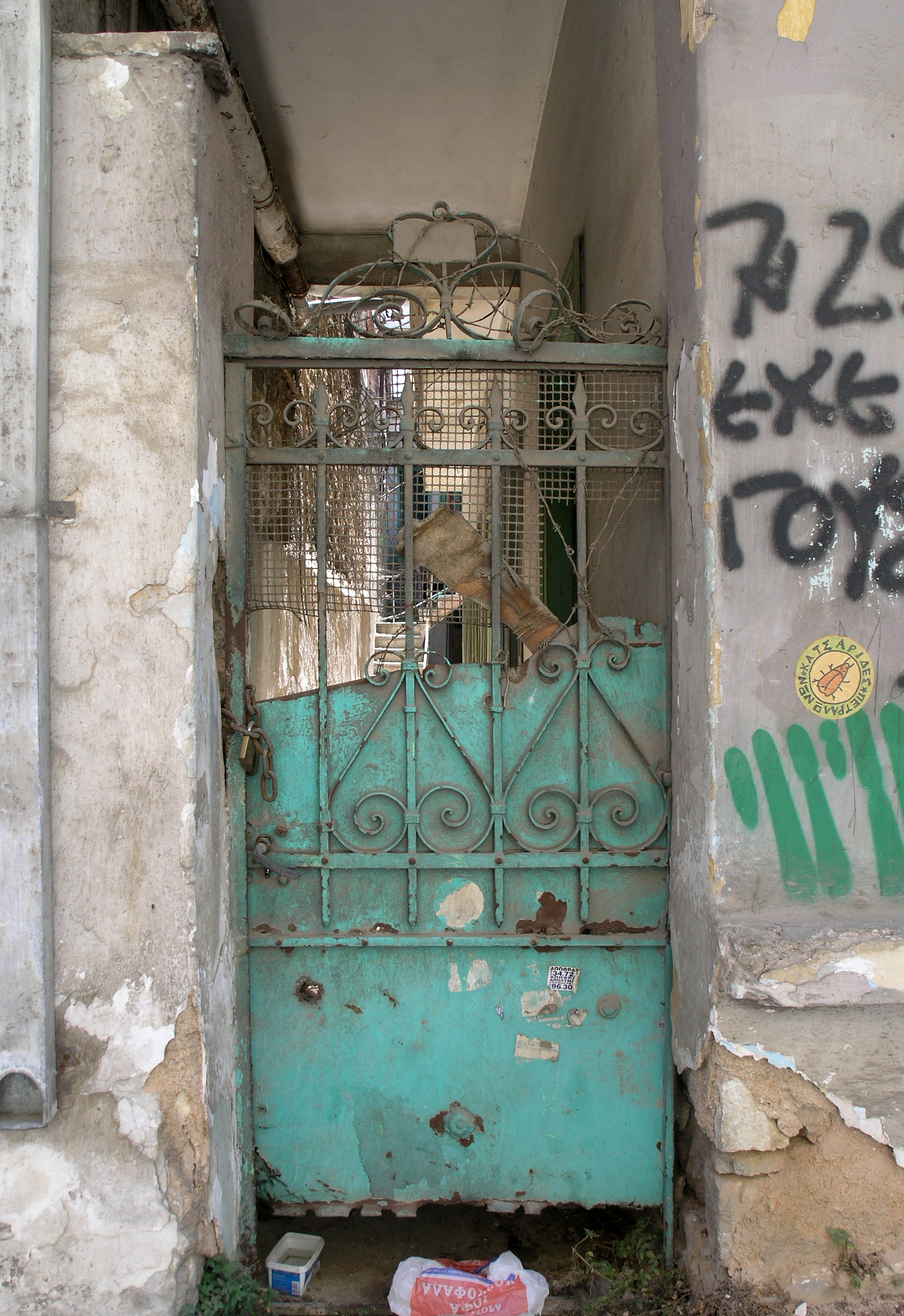 View of the yard door