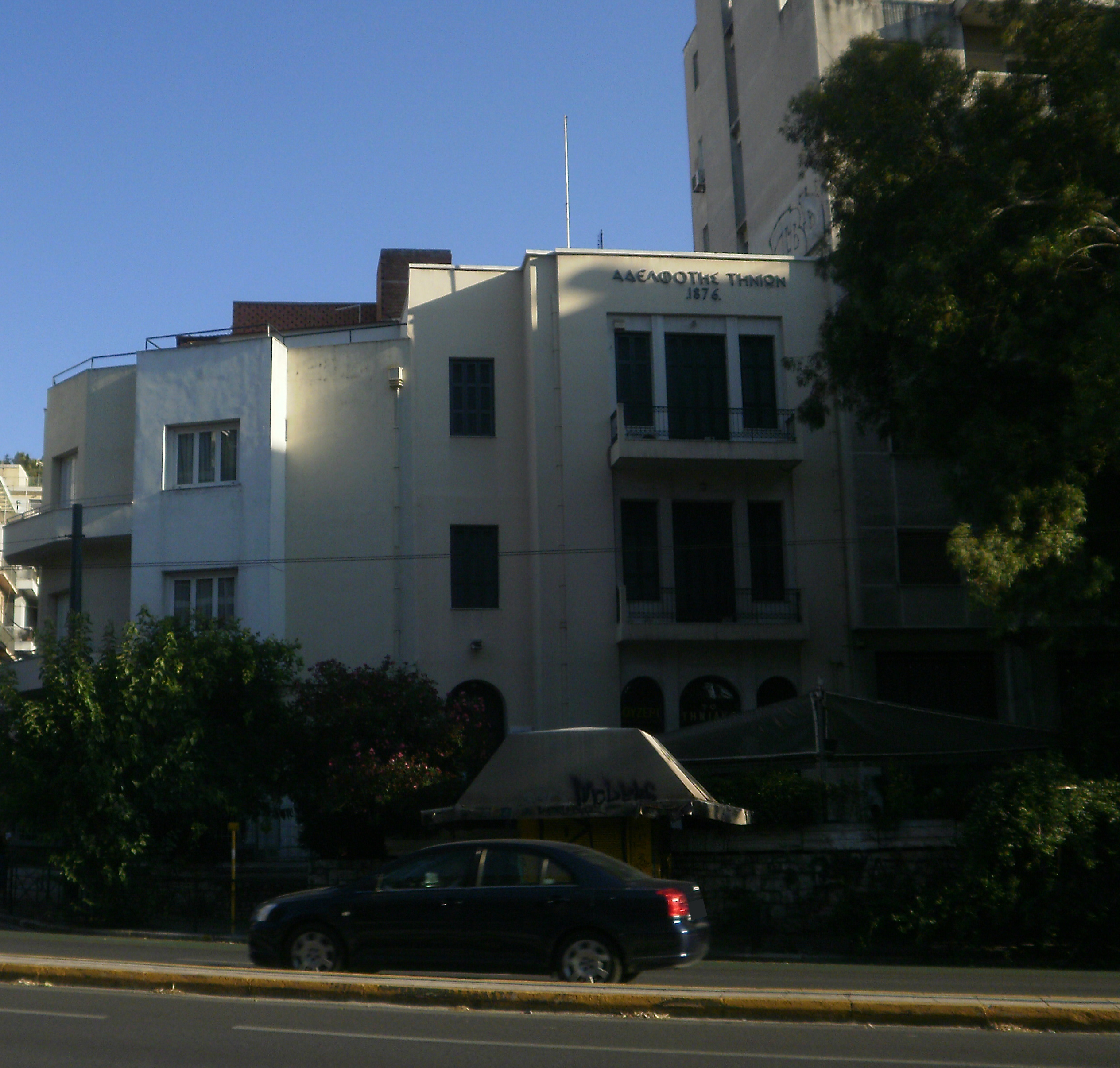 View of the main façade