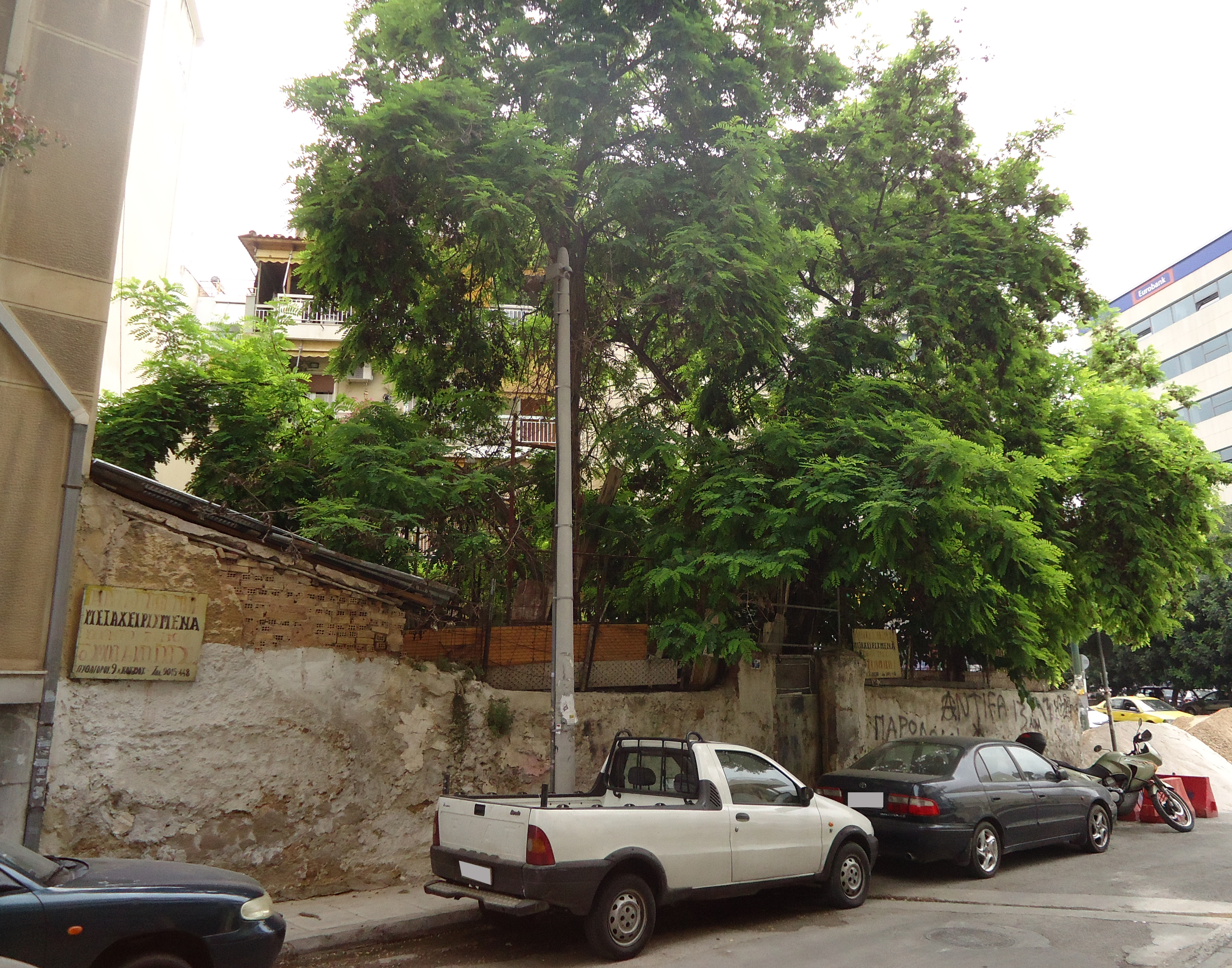 View of the main façade