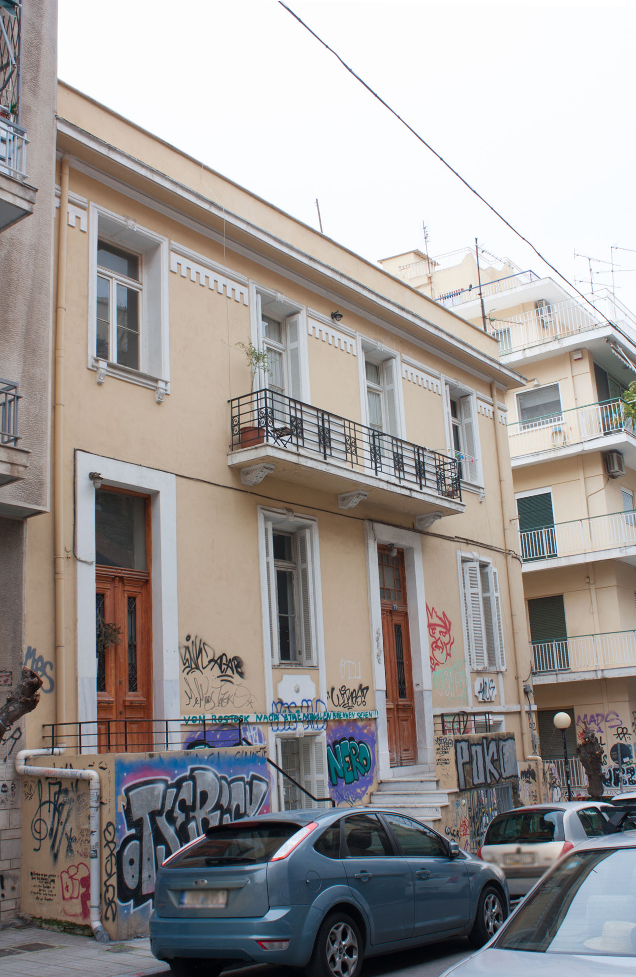 Γενική άποψη της όψης επί της οδού Καλλιδρομίου (2019)
